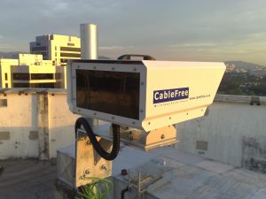 Free Space Optics CPRI Front-Haul for 4G Networks