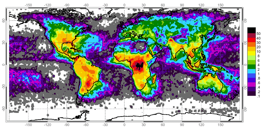 CableFree Lightning Strike Map