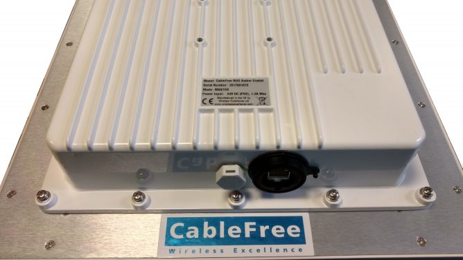 CableFree Amber Crystal IHPR MIMO AC2X2 Ruggedised Radio