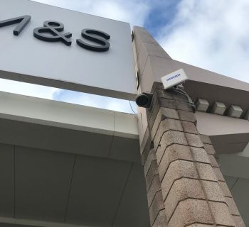 CableFree Amber Crystal Link installed by partner KMH for major UK Retail store