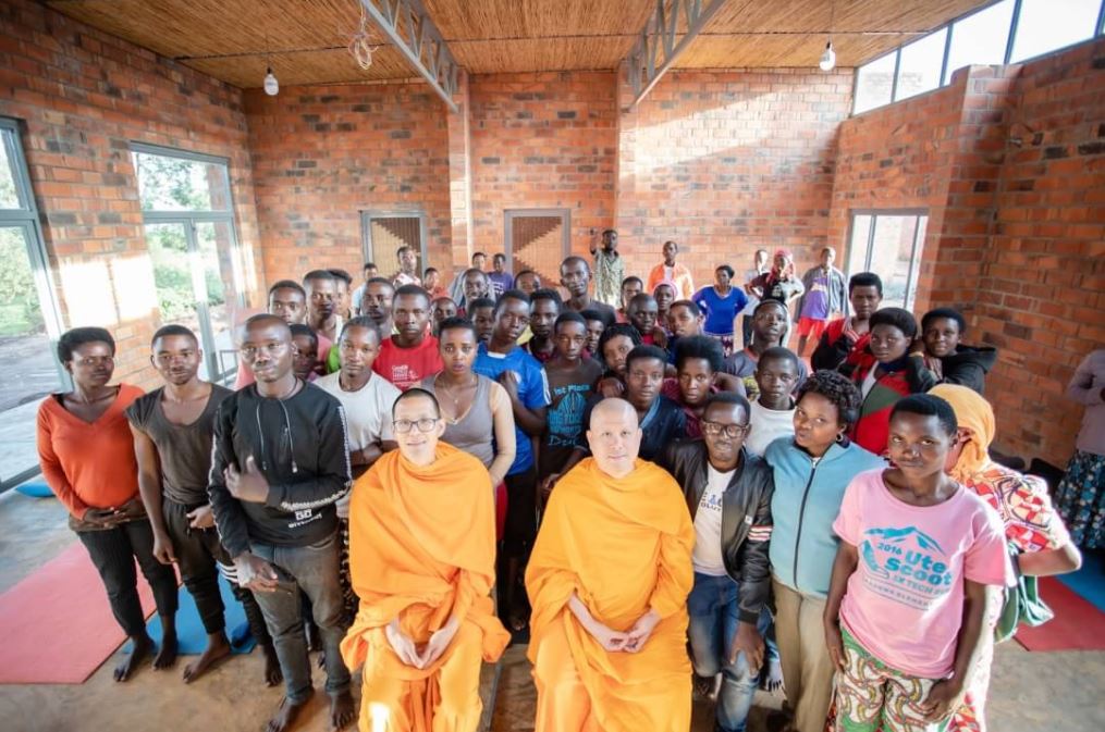 CableFree Rural Broadband using 4G LTE and Mesh WiFi in Africa - Many users at this community centre in Masoro