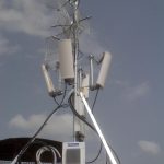 Quad P2P and P2MP Radio Base Site